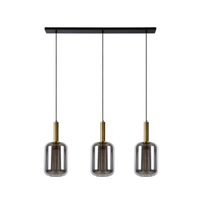 lafabryka.pl Lampa wisząca 3L smoke grey JOANET 45494/03/65 Lucide